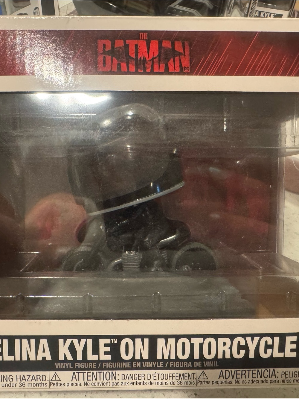 Funko Selina Kyle Vinyl Figure on Motorcycle - Black